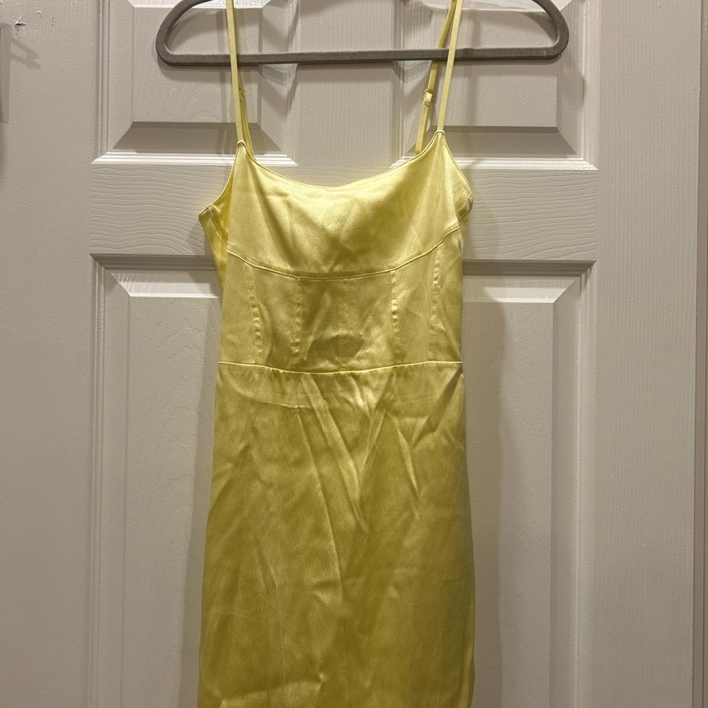 Zara Yellow Mini Dress